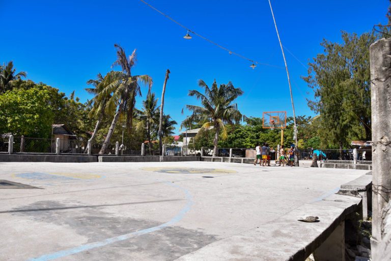 Basketball court in Tawigan